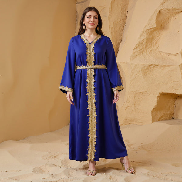 Muslim women's robe evening dress