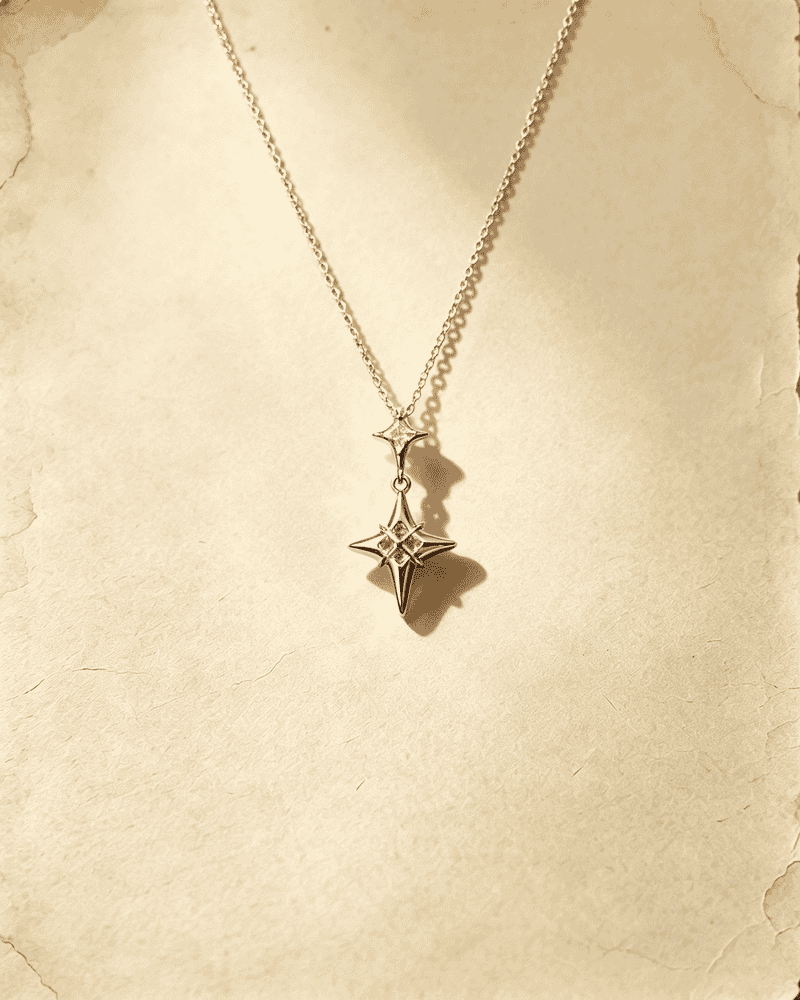 Vintage Angel‑Wing Cross Pendant Necklace Vintage Y2K Rhinestone