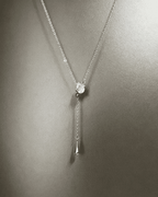 Vintage Y‑Shaped Waterdrop Crystal Tassel Pendant Necklace