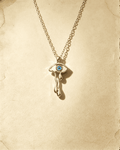 Vintage Evil‑Eye Teardrop Drop Pendant Necklace