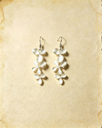 Vintage Layered Flower Drop Dangle Earrings