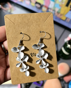 Vintage Layered Flower Drop Dangle Earrings