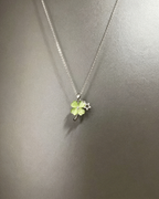 green  Four‑Leaf Clover Necklace