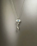 Vintage Evil‑Eye Teardrop Drop Pendant Necklace