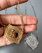 Buckle Necklace Boxes with cowboy style elements