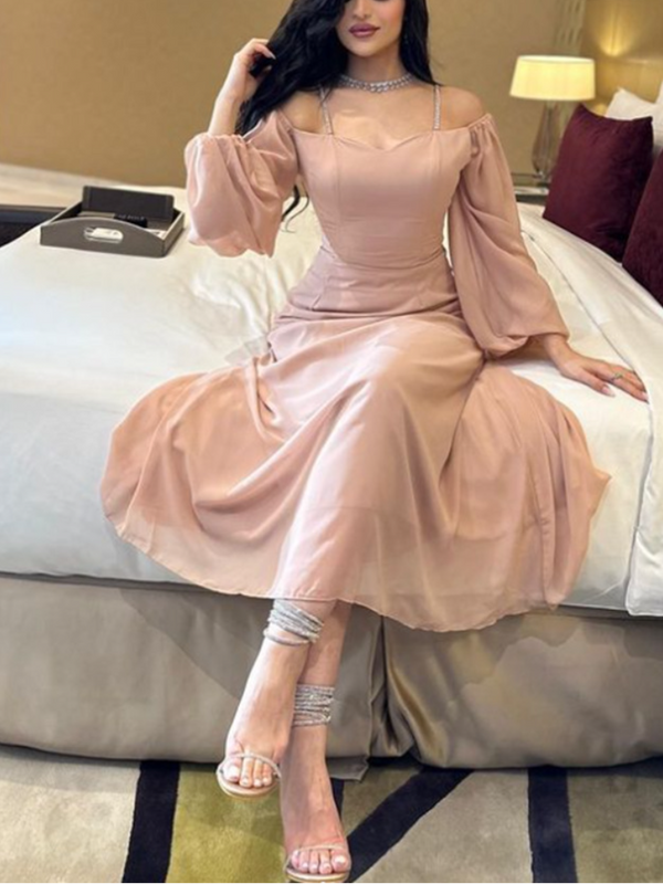 Sexy Slim Fit Raglan Sleeve Dress