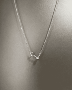 Vintage Ursa Major Big Dipper Star Crystal Clavicle Necklace
