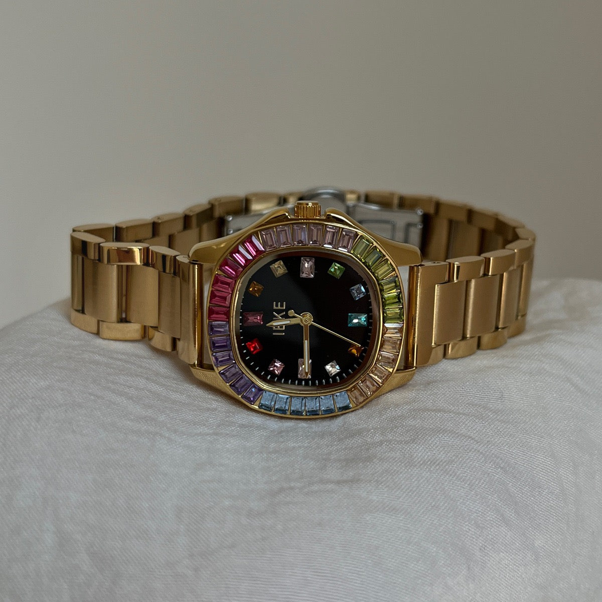 Rainbow Colorway Crystal Watch