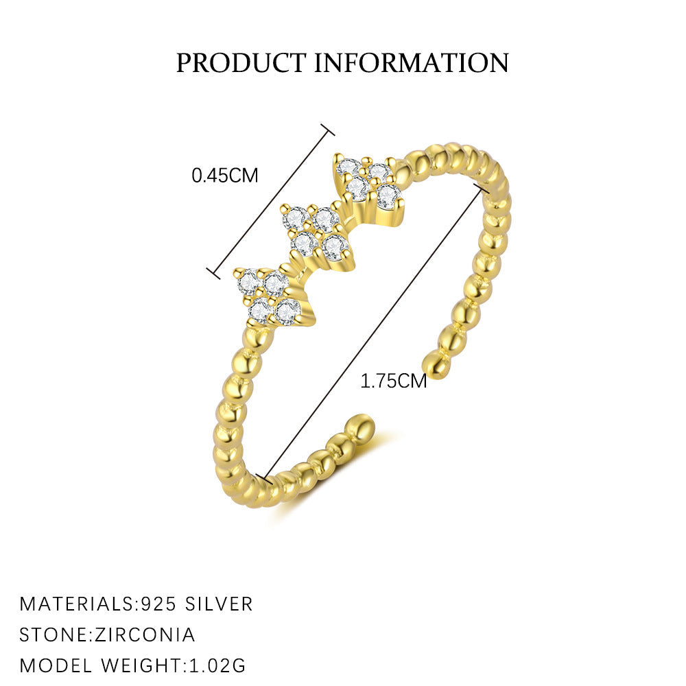 Niche design diamond ring series