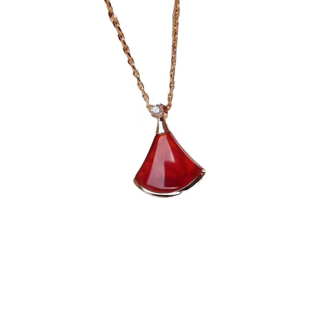 Fashion small fan shell necklace