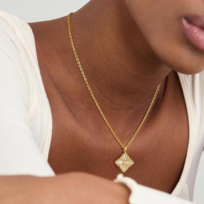 Golden Clover Necklace