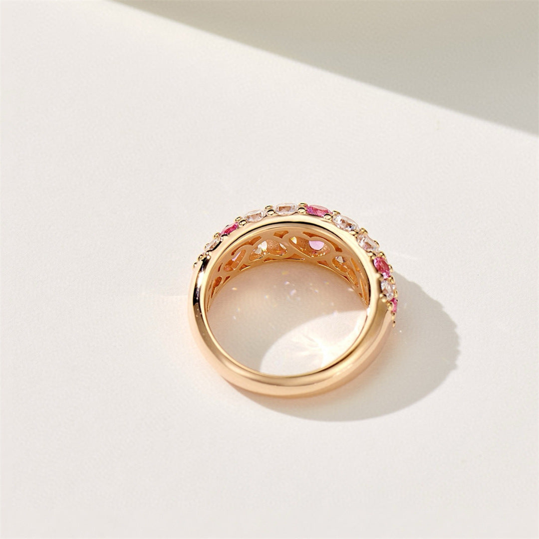 Fashion Color Full Diamond Ring