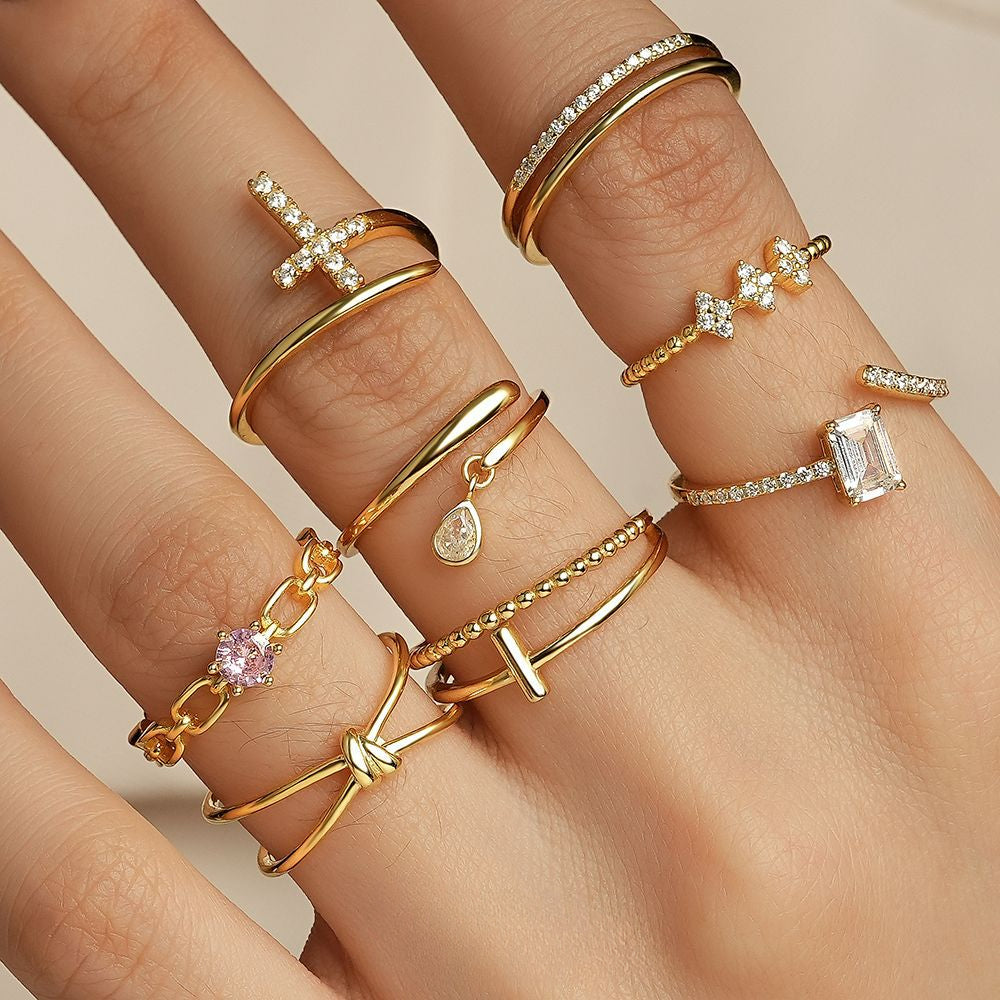Niche design diamond ring series