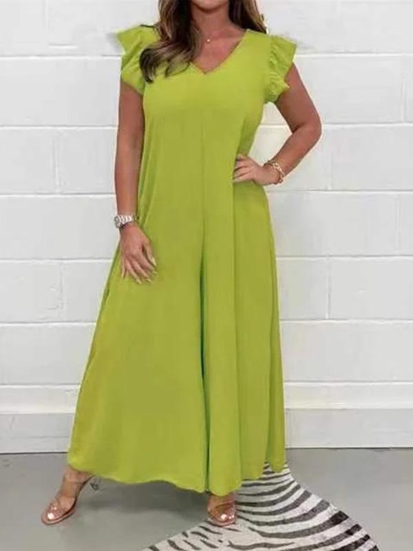 Women's loose wide leg jumpsuit