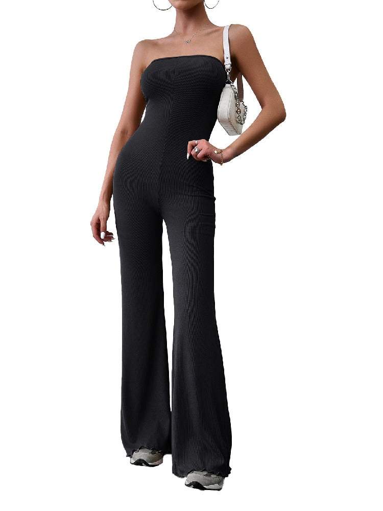 Temperament Slim Breasted Jumpsuit