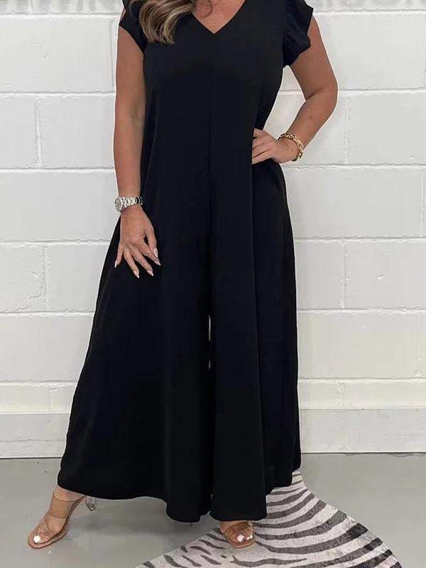 Women's loose wide leg jumpsuit