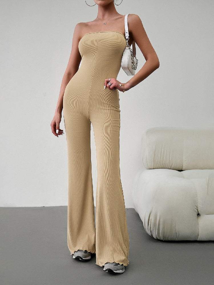 Temperament Slim Breasted Jumpsuit