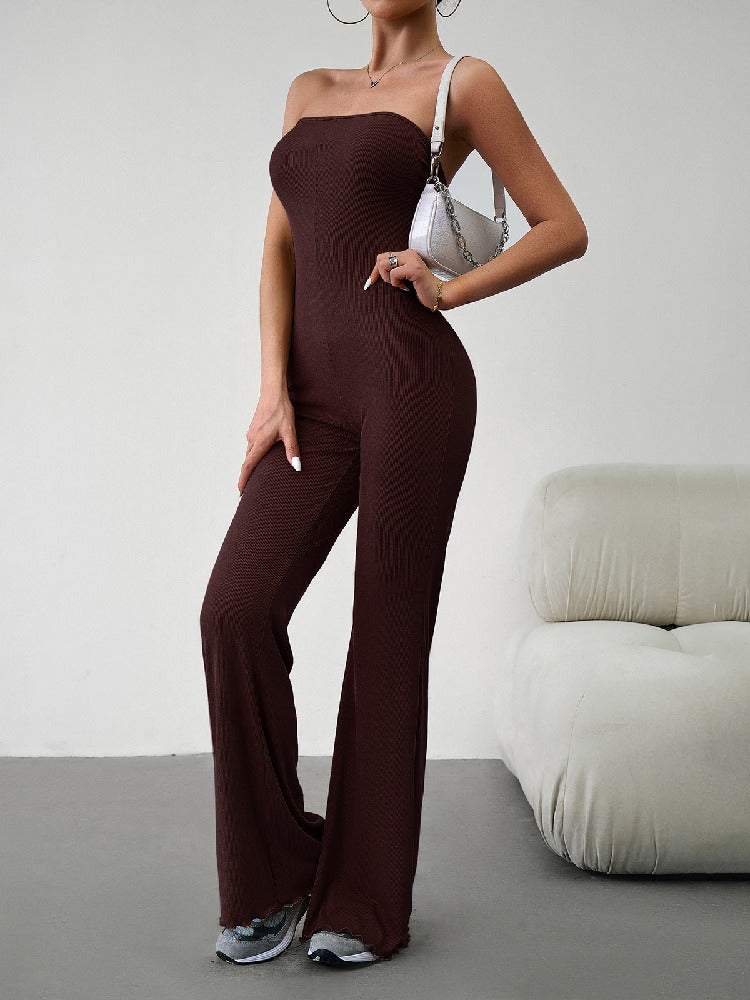 Temperament Slim Breasted Jumpsuit