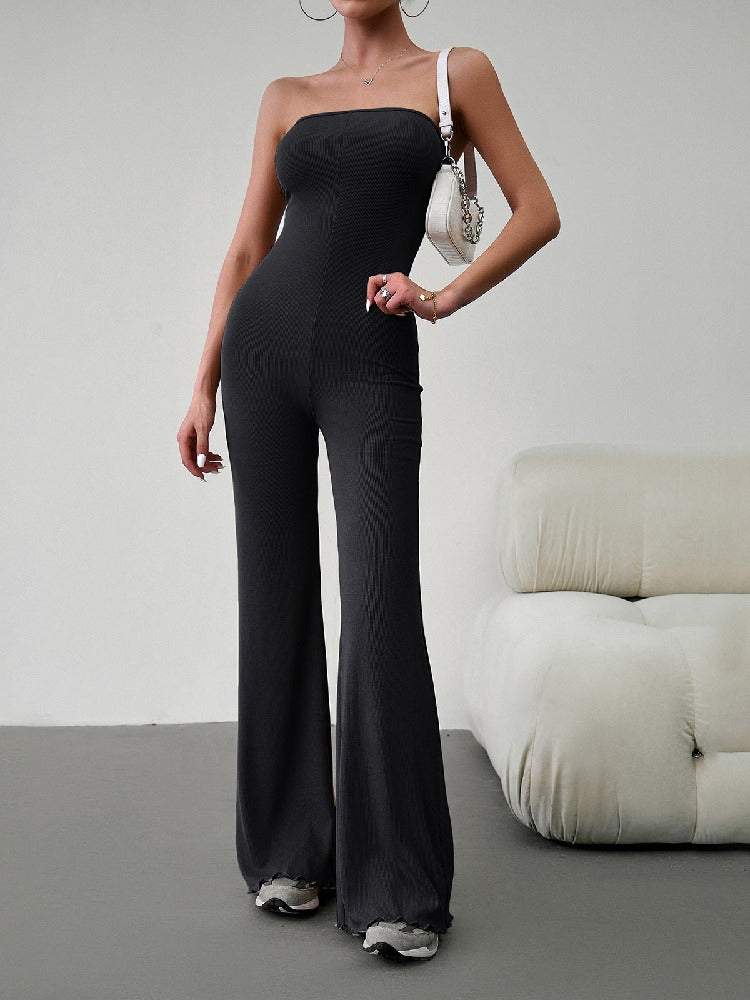 Temperament Slim Breasted Jumpsuit