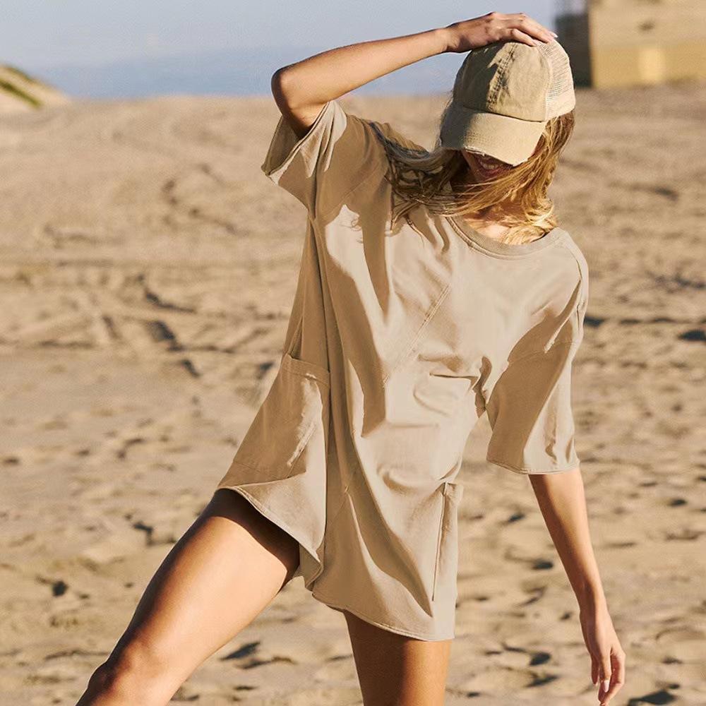 Loose casual suit fashionable backless sexy jumpsuit