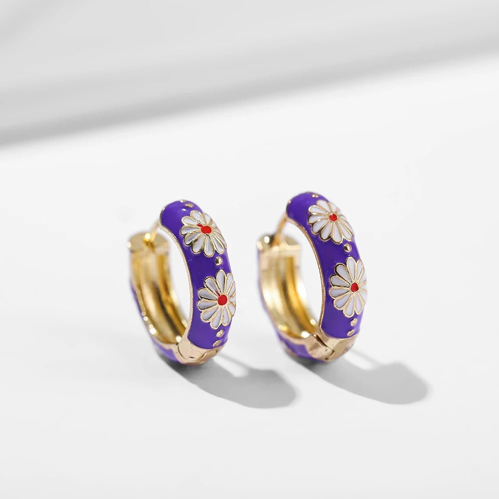 Wildflower Hoops